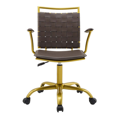 Modway Outlet Fuse Faux Leather Office Chair by Modway  Office Furniture Furniture Brown - EEI-3868-BRN