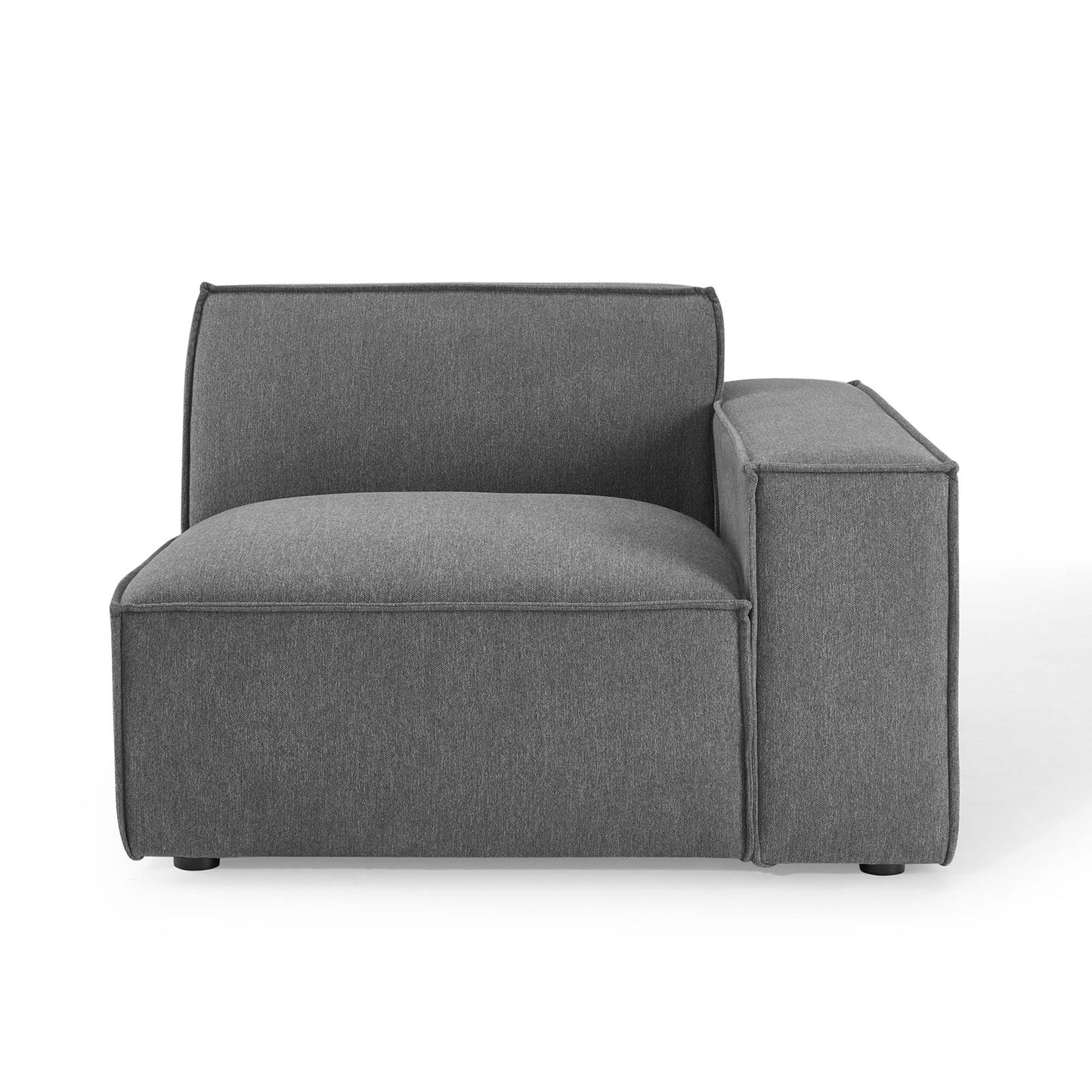 Modway - Restore Right-Arm Sectional Sofa Chair by Modway  Living Room Sofas and Armchairs Gray - EEI-3870-CHA