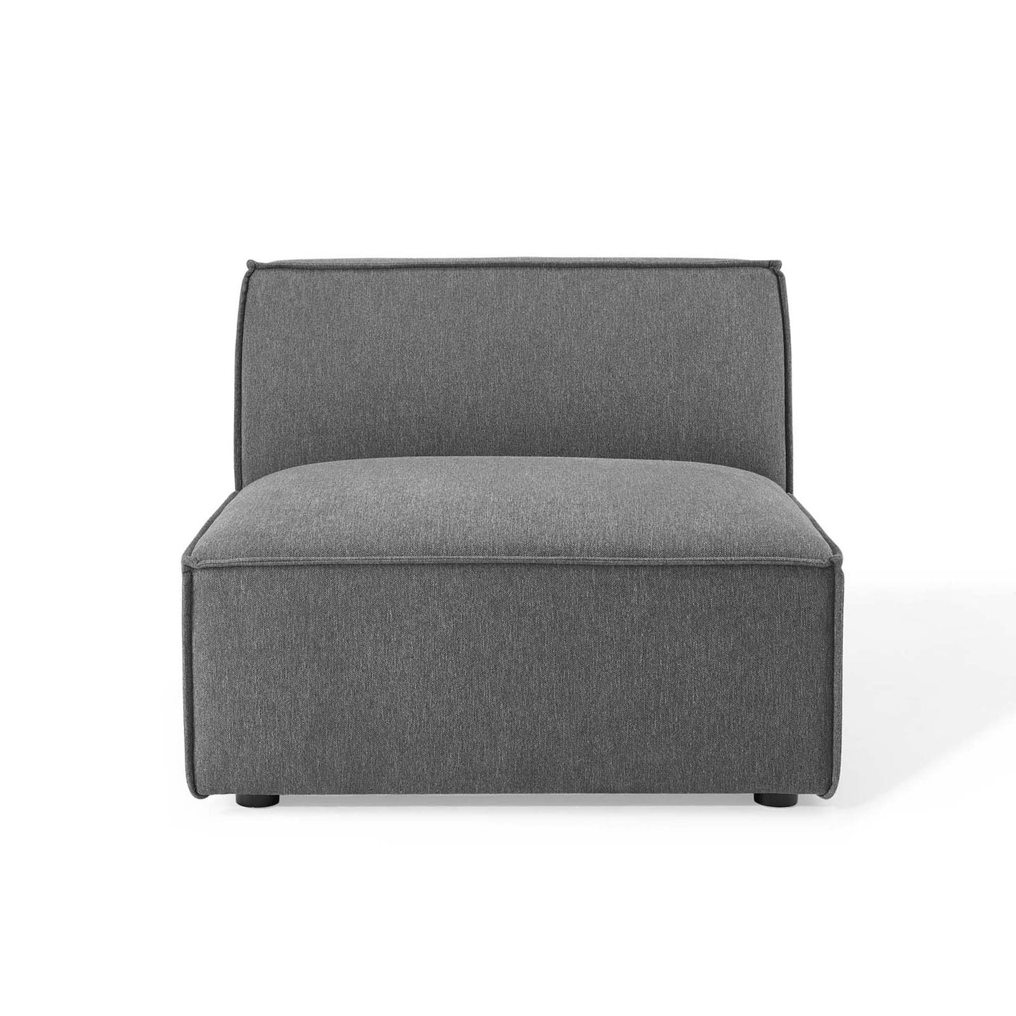 Modway - Restore Sectional Sofa Armless Chair by Modway  Living Room Sofas and Armchairs Gray - EEI-3872-CHA