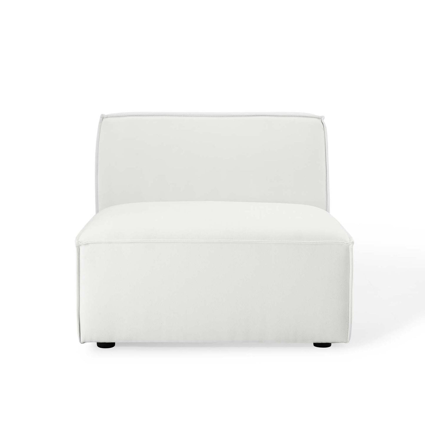 Modway - Restore Sectional Sofa Armless Chair by Modway  Living Room Sofas and Armchairs White - EEI-3872-WHI