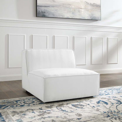 Modway - Restore Sectional Sofa Armless Chair by Modway  Living Room Sofas and Armchairs White - EEI-3872-WHI