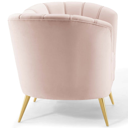 Modway Outlet Opportunity Performance Velvet Armchair by Modway  Living Room Furniture Pink - EEI-3874-PNK