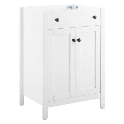 Modway - Nantucket 24" Bathroom Vanity Cabinet (Sink Basin Not Included) by Modway  Bathroom Vanities White - EEI-3875-WHI