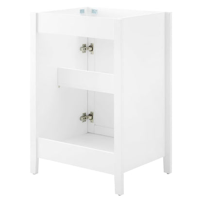 Modway - Nantucket 24" Bathroom Vanity Cabinet (Sink Basin Not Included) by Modway  Bathroom Vanities White - EEI-3875-WHI