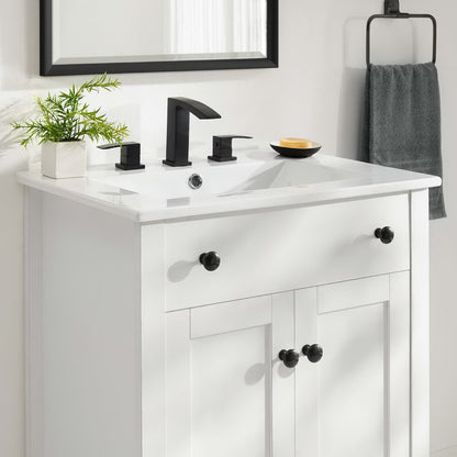 Modway - Nantucket 24" Bathroom Vanity Cabinet (Sink Basin Not Included) by Modway  Bathroom Vanities White - EEI-3875-WHI
