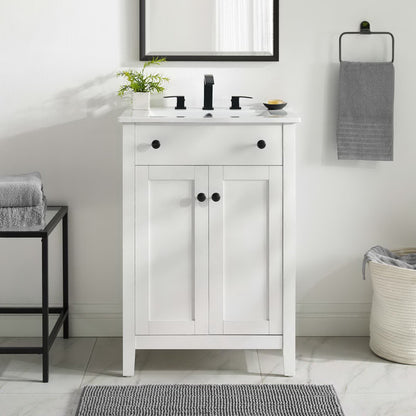 Modway - Nantucket 24" Bathroom Vanity Cabinet (Sink Basin Not Included) by Modway  Bathroom Vanities White - EEI-3875-WHI