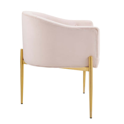 Modway Outlet Savour Tufted Performance Velvet Accent Chair by Modway  Living Room Furniture Pink - EEI-3903-PNK
