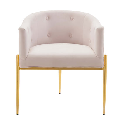 Modway Outlet Savour Tufted Performance Velvet Accent Chair by Modway  Living Room Furniture Pink - EEI-3903-PNK