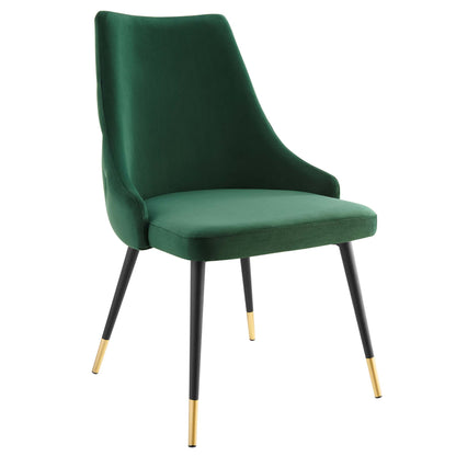 Modway Outlet Adorn Tufted Performance Velvet Dining Side Chair by Modway  Bar and Dining Furniture Green - EEI-3907-GRN