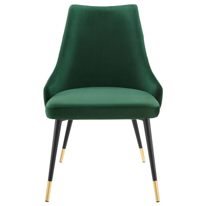 Modway Outlet Adorn Tufted Performance Velvet Dining Side Chair by Modway  Bar and Dining Furniture Green - EEI-3907-GRN