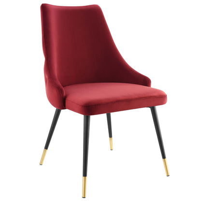 Modway Outlet Adorn Tufted Performance Velvet Dining Side Chair by Modway  Bar and Dining Furniture Maroon - EEI-3907-MAR
