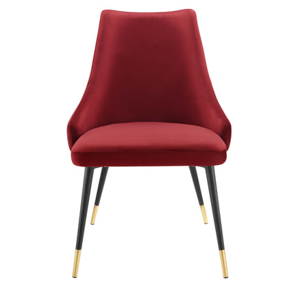 Modway Outlet Adorn Tufted Performance Velvet Dining Side Chair by Modway  Bar and Dining Furniture Maroon - EEI-3907-MAR