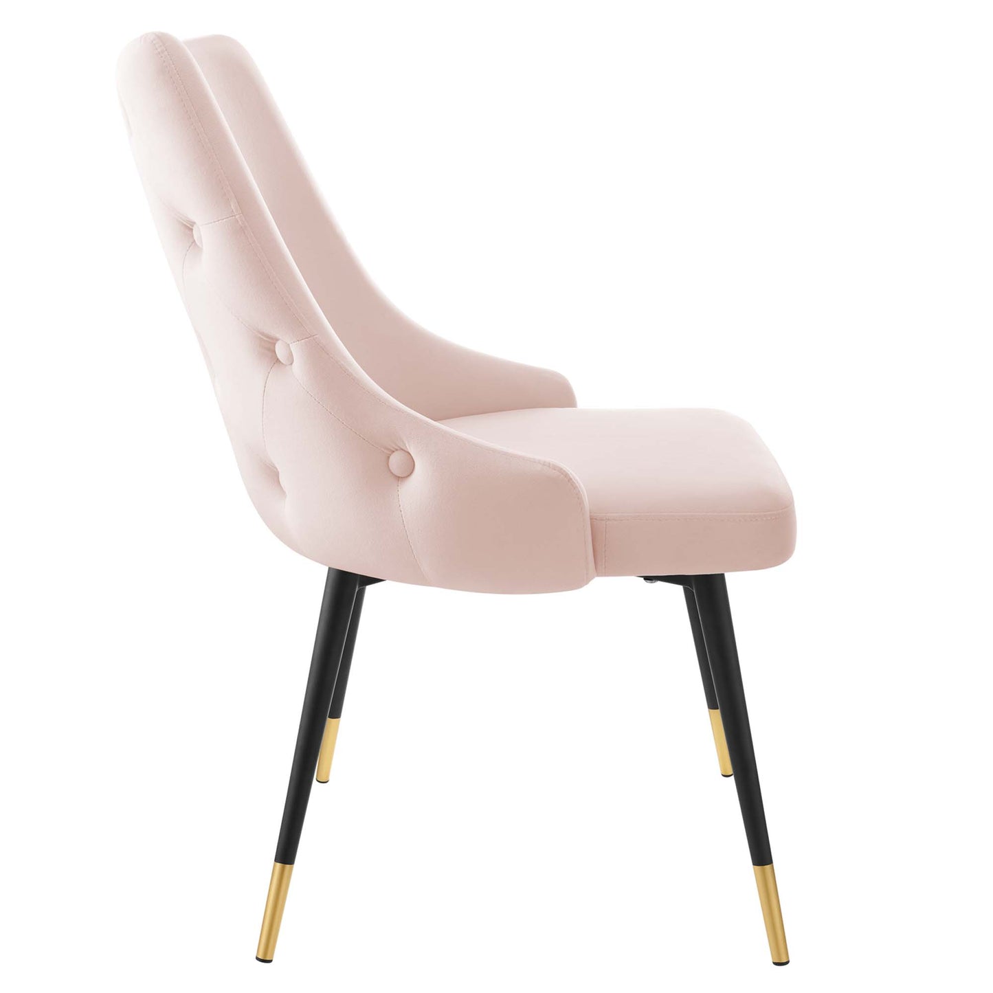 Modway Outlet Adorn Tufted Performance Velvet Dining Side Chair by Modway  Bar and Dining Furniture Pink - EEI-3907-PNK