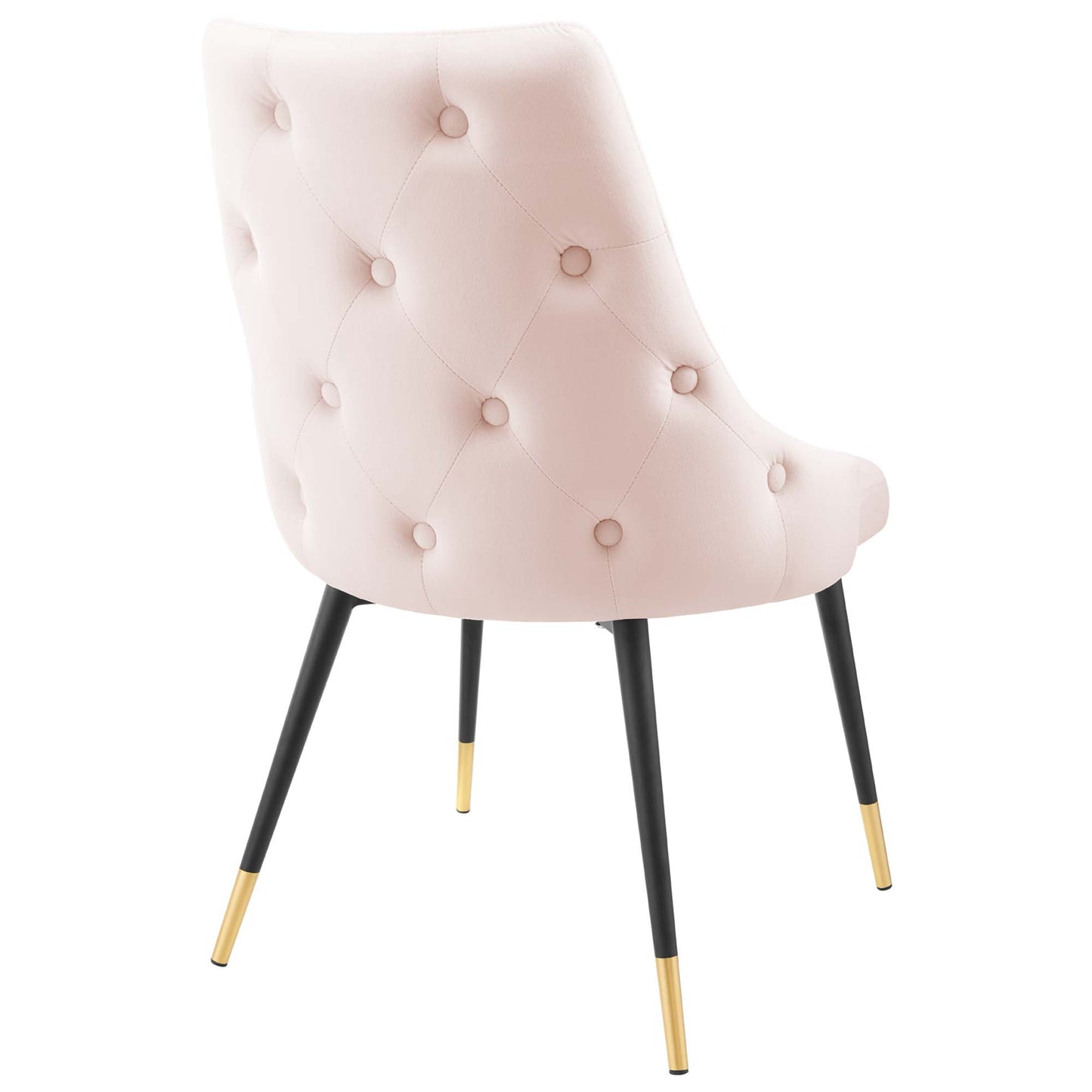 Modway Outlet Adorn Tufted Performance Velvet Dining Side Chair by Modway  Bar and Dining Furniture Pink - EEI-3907-PNK