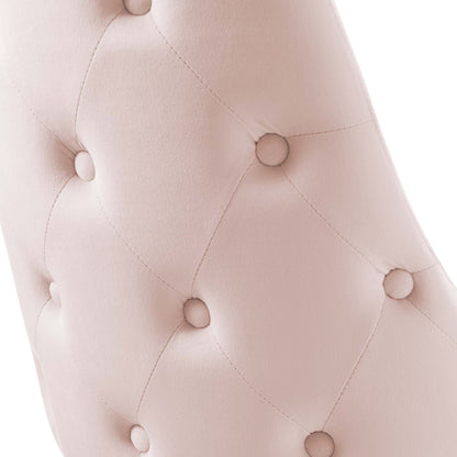 Modway Outlet Adorn Tufted Performance Velvet Dining Side Chair by Modway  Bar and Dining Furniture Pink - EEI-3907-PNK