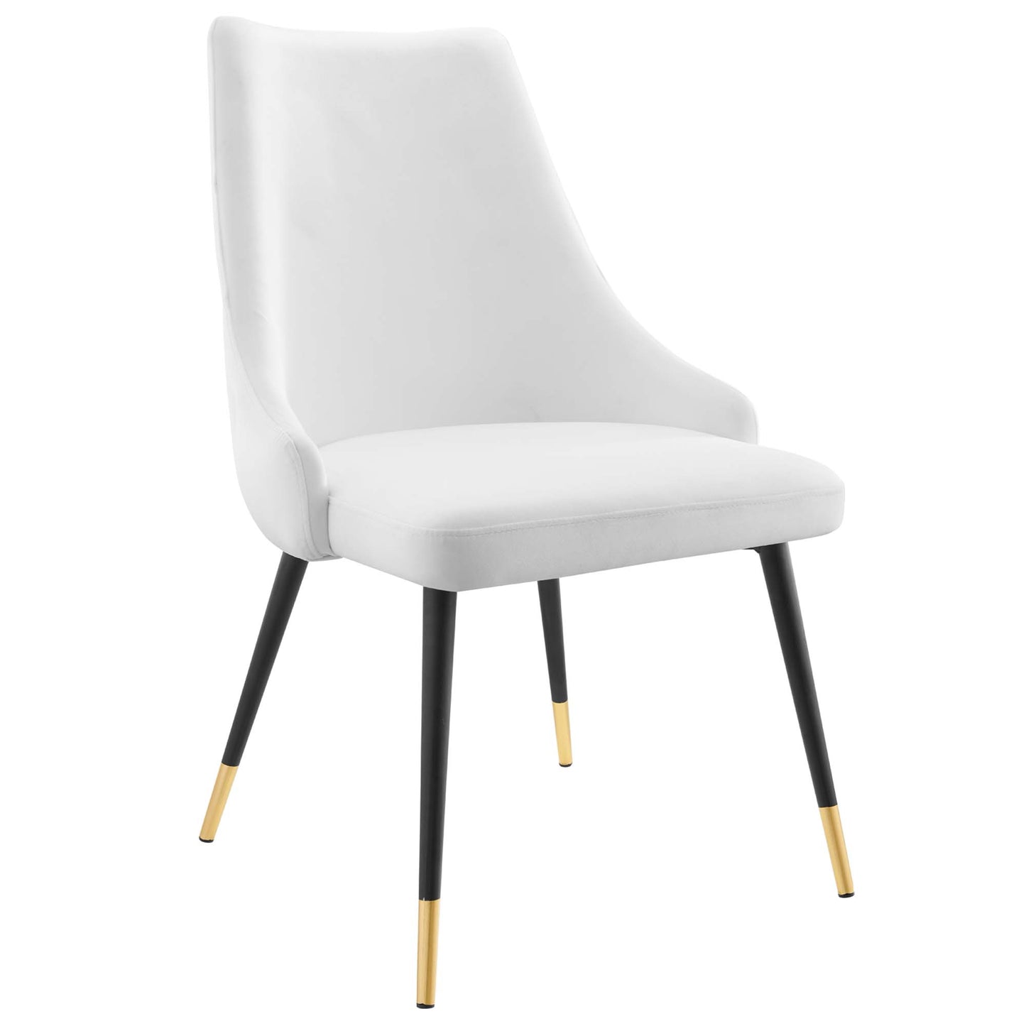 Modway Outlet Adorn Tufted Performance Velvet Dining Side Chair by Modway  Bar and Dining Furniture White - EEI-3907-WHI