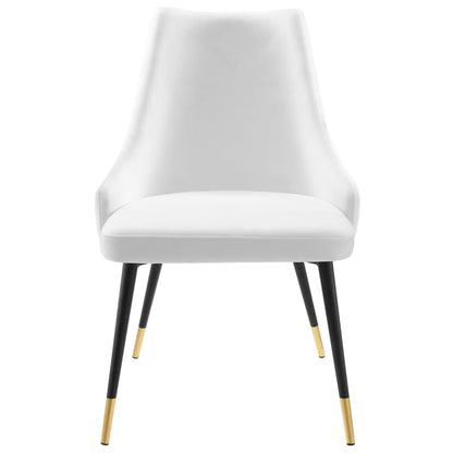 Modway Outlet Adorn Tufted Performance Velvet Dining Side Chair by Modway  Bar and Dining Furniture White - EEI-3907-WHI