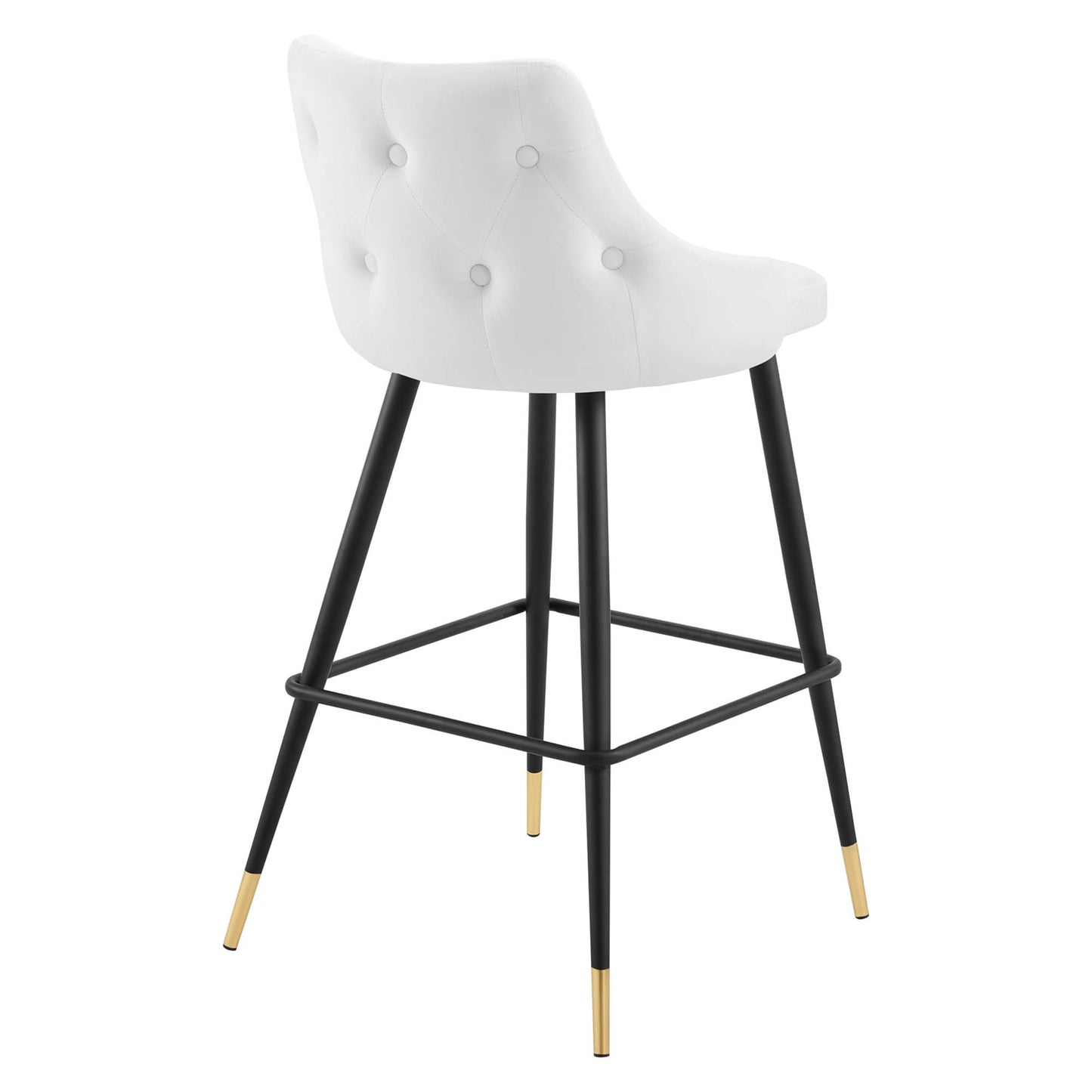 Modway Outlet Adorn Performance Velvet Bar Stool by Modway  Bar and Dining Furniture White - EEI-3909-WHI