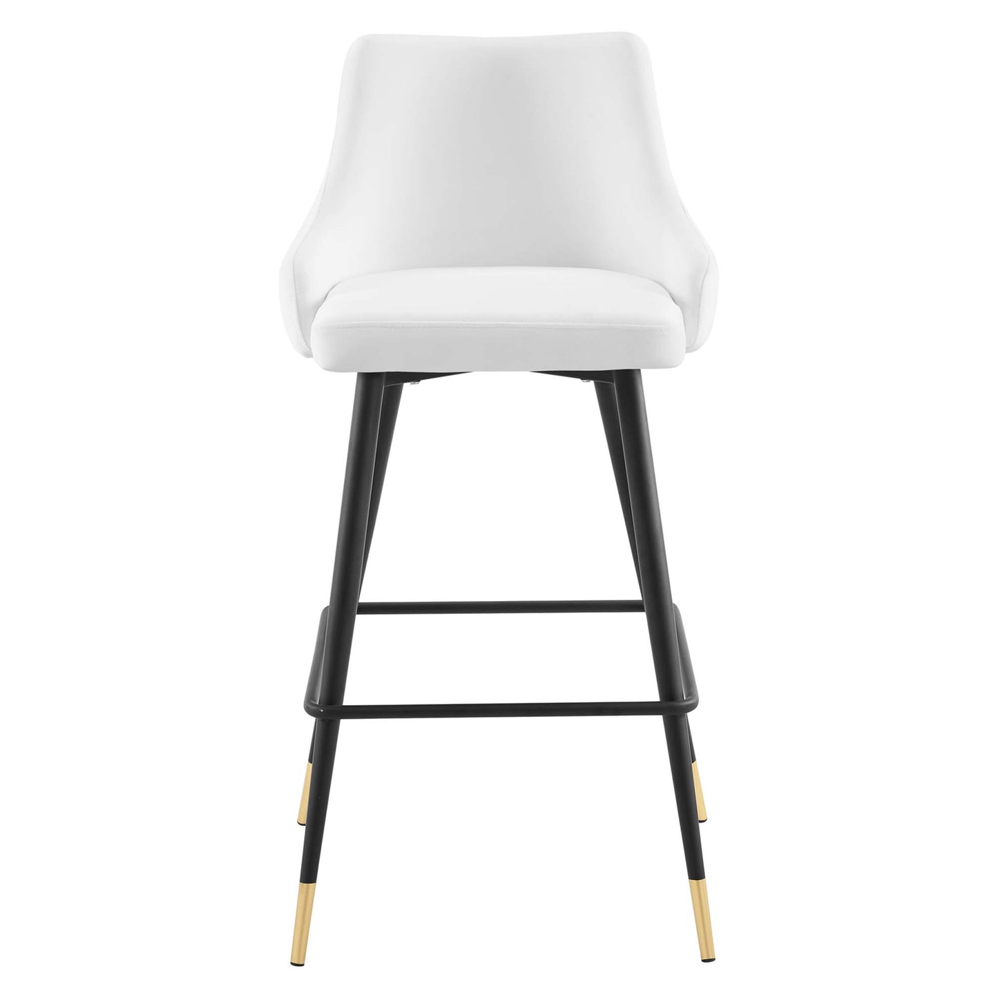 Modway Outlet Adorn Performance Velvet Bar Stool by Modway  Bar and Dining Furniture White - EEI-3909-WHI