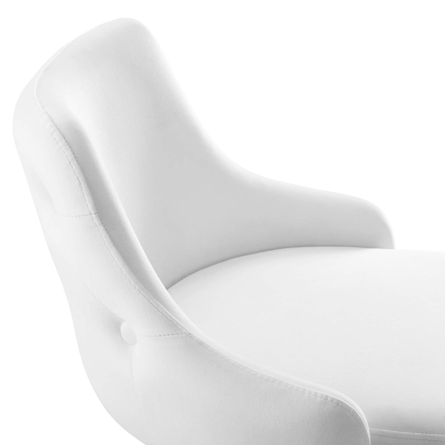 Modway Outlet Adorn Performance Velvet Bar Stool by Modway  Bar and Dining Furniture White - EEI-3909-WHI