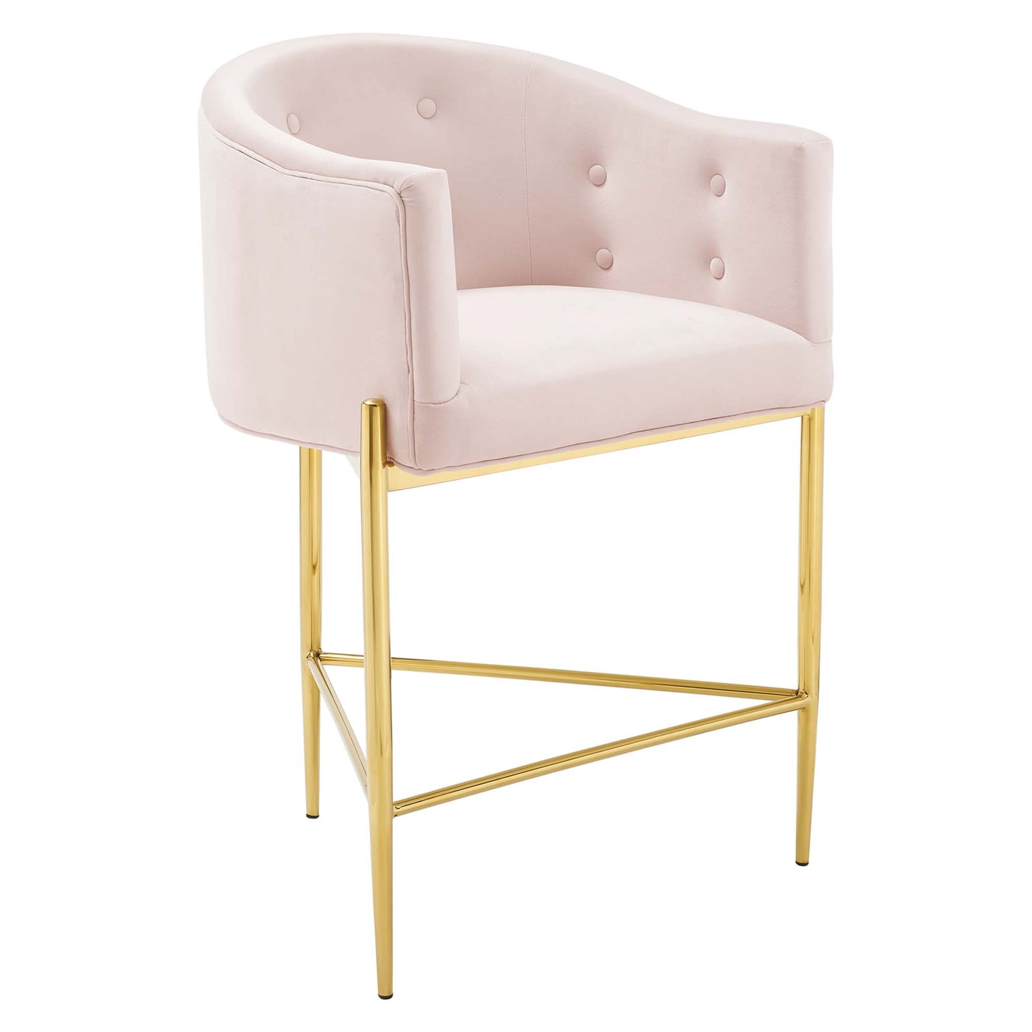 Modway Outlet Savour Tufted Counter Stool by Modway  Bar and Dining Furniture Pink - EEI-3910-PNK