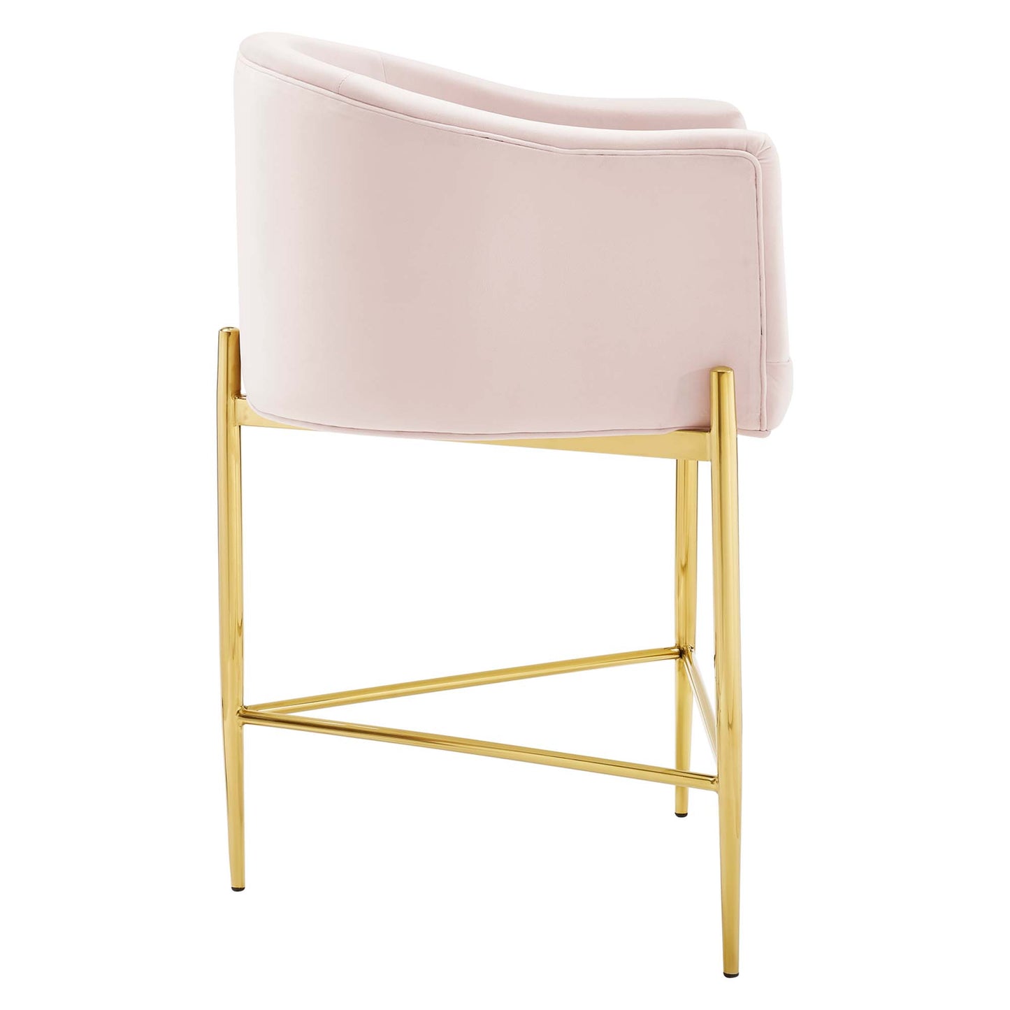 Modway Outlet Savour Tufted Counter Stool by Modway  Bar and Dining Furniture Pink - EEI-3910-PNK
