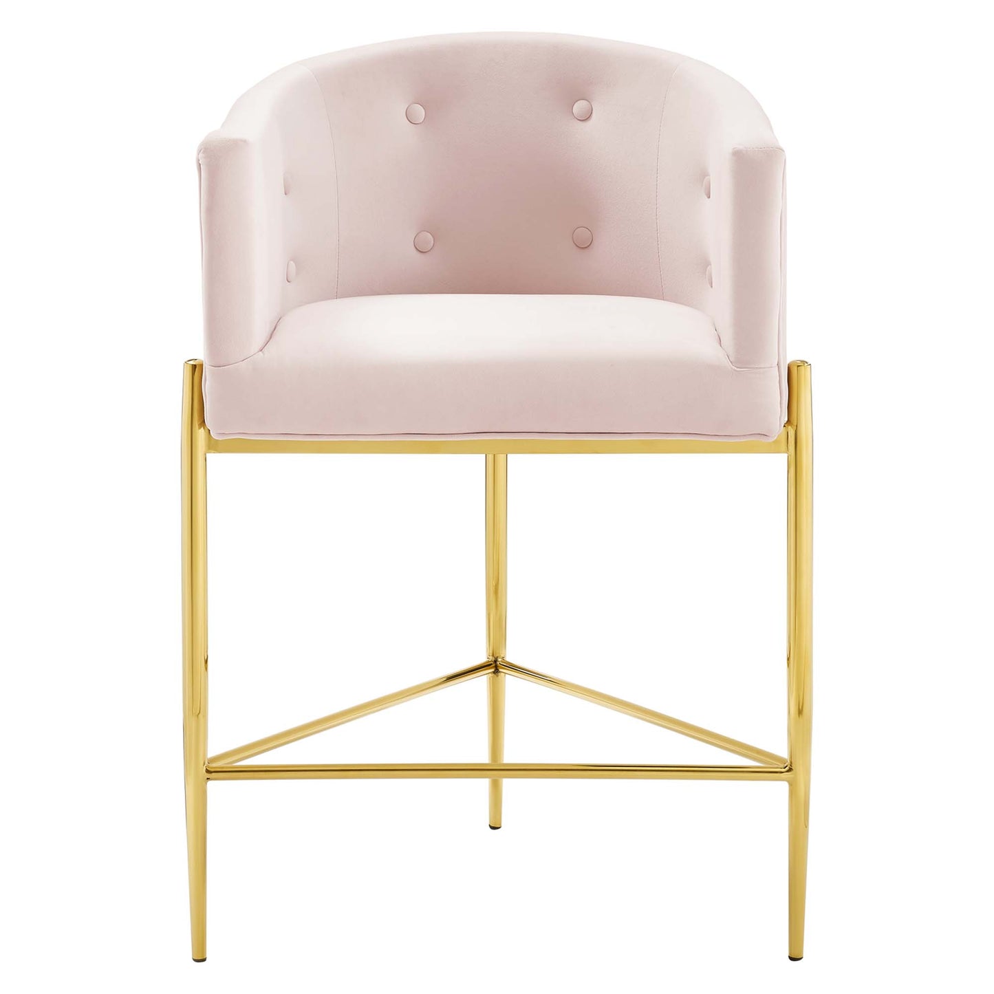 Modway Outlet Savour Tufted Counter Stool by Modway  Bar and Dining Furniture Pink - EEI-3910-PNK