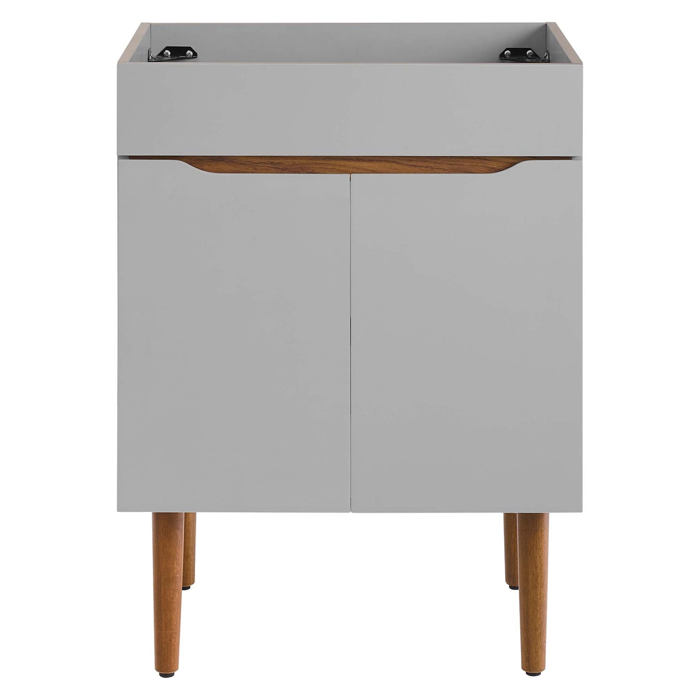 Modway Outlet Harvest 24" Bathroom Vanity Cabinet (Sink Basin Not Included) by Modway  Bathroom Furniture Gray Walnut - EEI-3918-GRY-WAL
