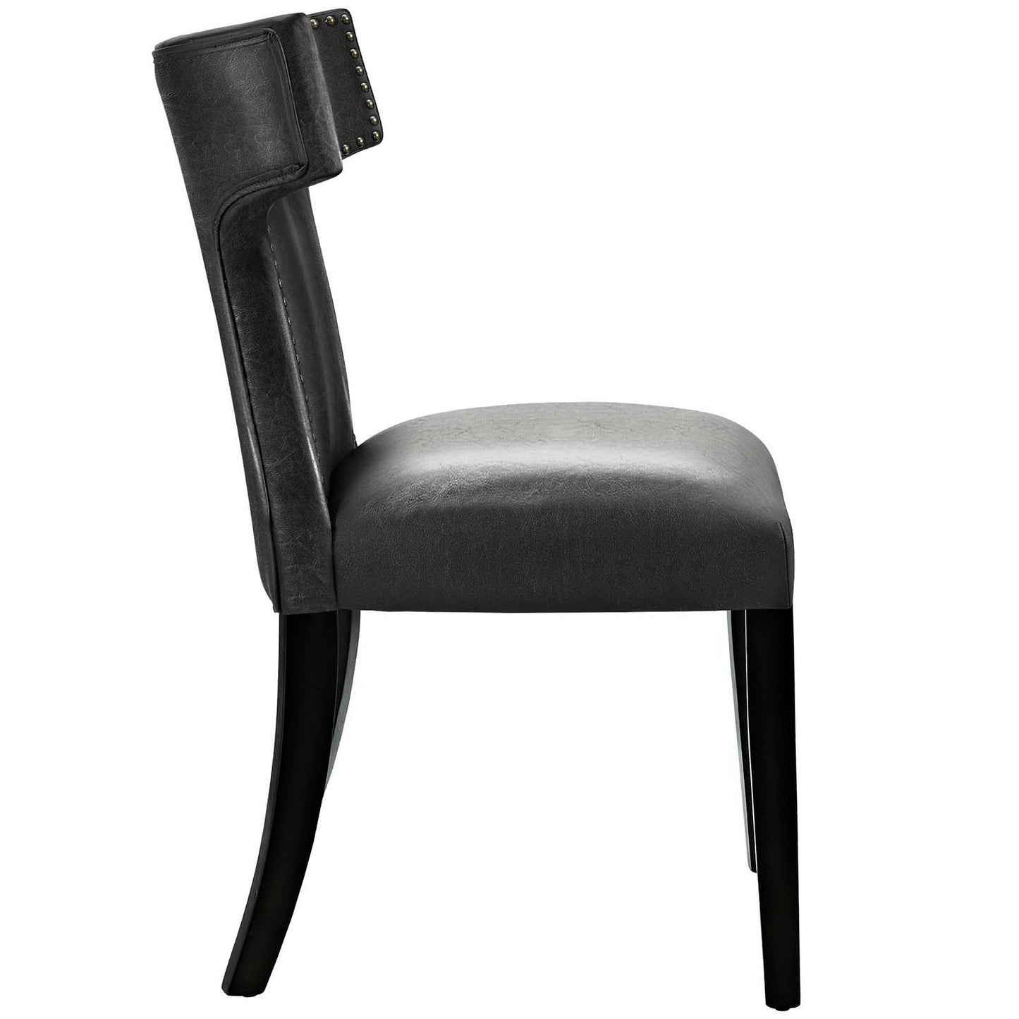 Modway Outlet Curve Dining Chair by Modway  Bar and Dining Furniture Black - EEI-3922-BLK