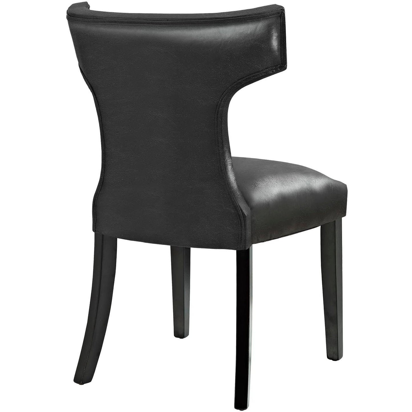 Modway Outlet Curve Dining Chair by Modway  Bar and Dining Furniture Black - EEI-3922-BLK