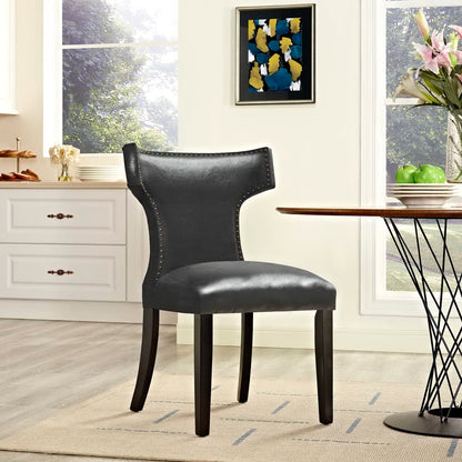 Modway Outlet Curve Dining Chair by Modway  Bar and Dining Furniture Black - EEI-3922-BLK