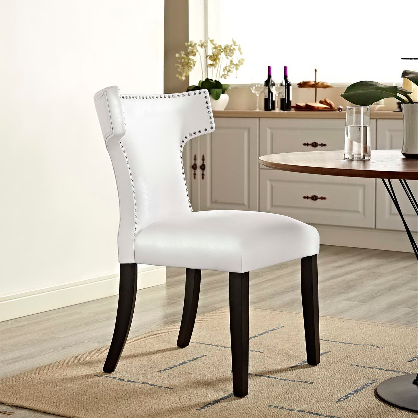 Modway Outlet Curve Dining Chair by Modway  Bar and Dining Furniture White - EEI-3922-WHI