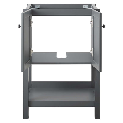 Modway Outlet Steam 23" Bathroom Vanity Cabinet (Sink Basin Not Included) by Modway  Bathroom Furniture Gray - EEI-3942-GRY
