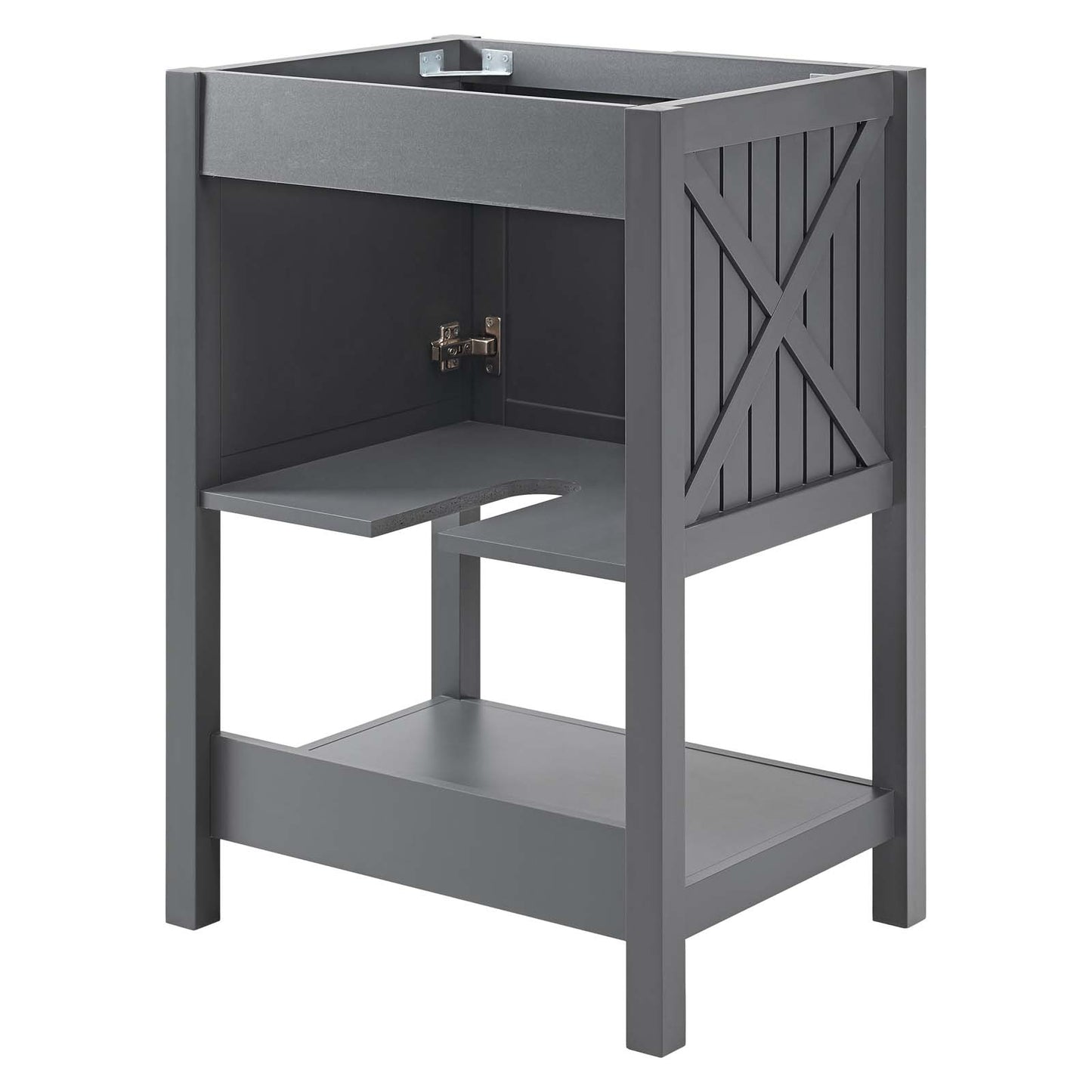 Modway Outlet Steam 23" Bathroom Vanity Cabinet (Sink Basin Not Included) by Modway  Bathroom Furniture Gray - EEI-3942-GRY