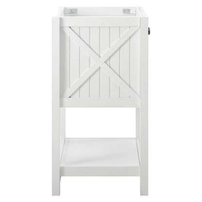 Modway Outlet Steam 23" Bathroom Vanity Cabinet (Sink Basin Not Included) by Modway  Bathroom Furniture White - EEI-3942-WHI