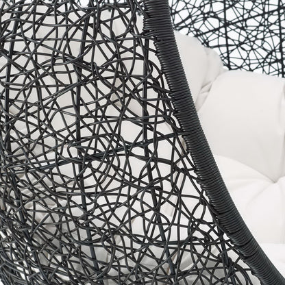 Modway - Encase Sunbrella? Swing Outdoor Patio Lounge Chair by Modway  Outdoor Furniture Daybeds and Lounges White - EEI-3943-BLK-WHI