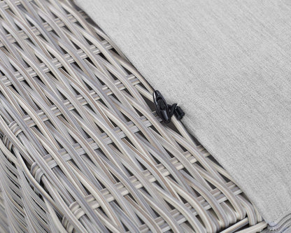 Modway Outlet Conway Sunbrella? Outdoor Patio Wicker Rattan Ottoman by Modway  Outdoor Furniture Furniture Light Gray Gray - EEI-3971-LGR-GRY