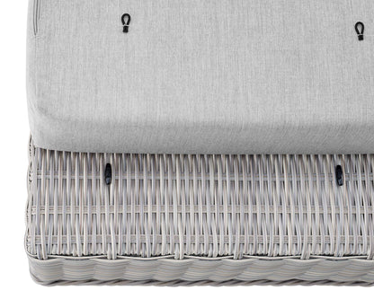 Modway Outlet Conway Sunbrella? Outdoor Patio Wicker Rattan Ottoman by Modway  Outdoor Furniture Furniture Light Gray Gray - EEI-3971-LGR-GRY