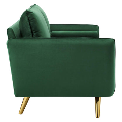 Modway Outlet Revive Performance Velvet Sofa by Modway  Living Room Furniture Emerald - EEI-3988-EME