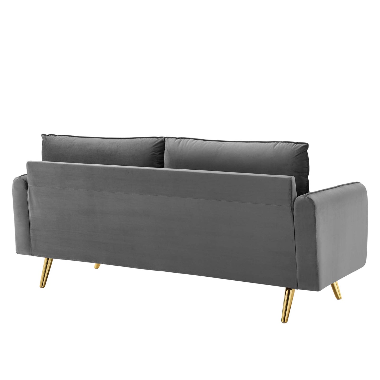 Modway Outlet Revive Performance Velvet Sofa by Modway  Living Room Furniture Gray - EEI-3988-GRY