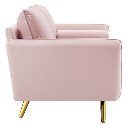 Modway Outlet Revive Performance Velvet Sofa by Modway  Living Room Furniture Pink - EEI-3988-PNK