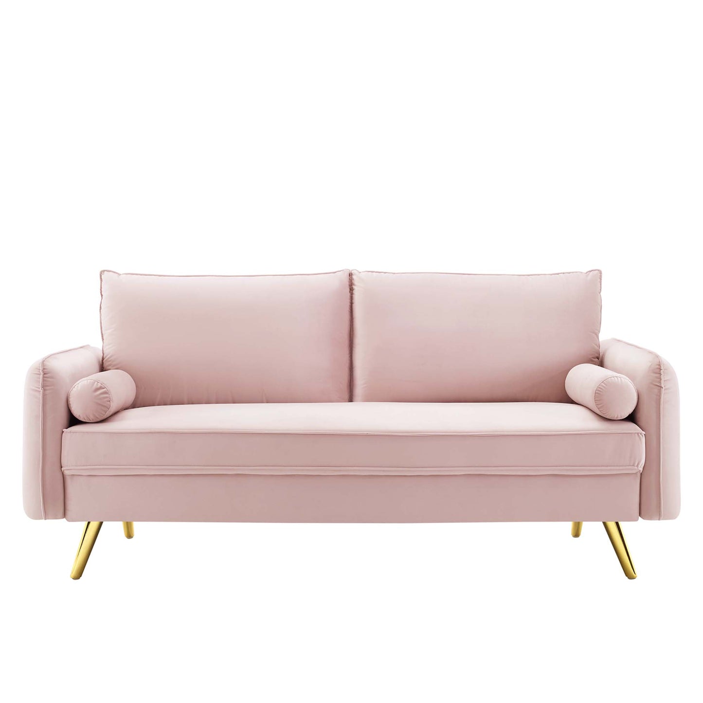 Modway Outlet Revive Performance Velvet Sofa by Modway  Living Room Furniture Pink - EEI-3988-PNK
