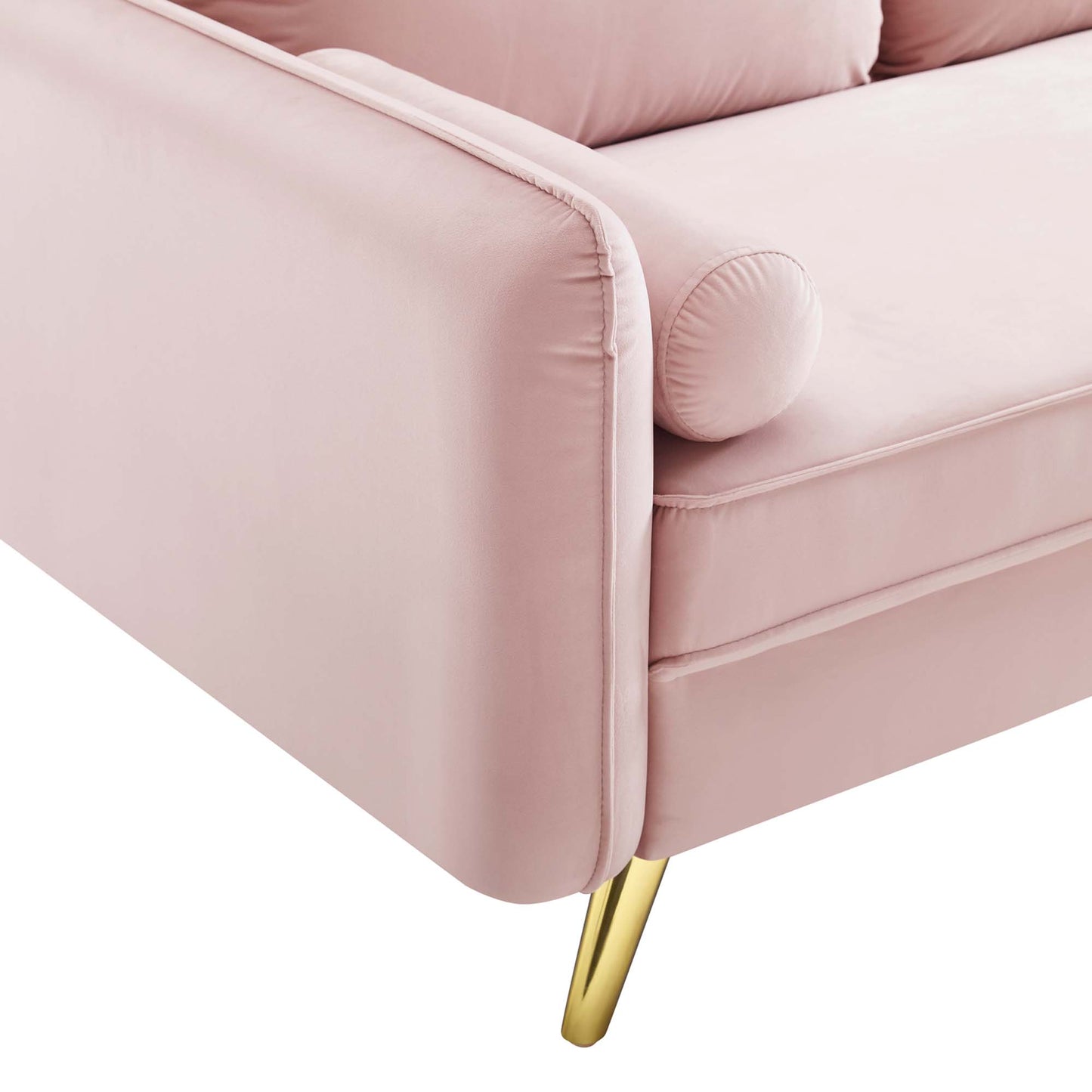 Modway Outlet Revive Performance Velvet Sofa by Modway  Living Room Furniture Pink - EEI-3988-PNK