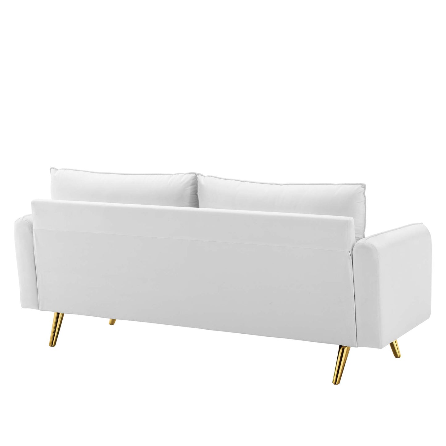 Modway - Revive Performance Velvet Sofa by Modway  Living Room Sofas and Armchairs White - EEI-3988-WHI