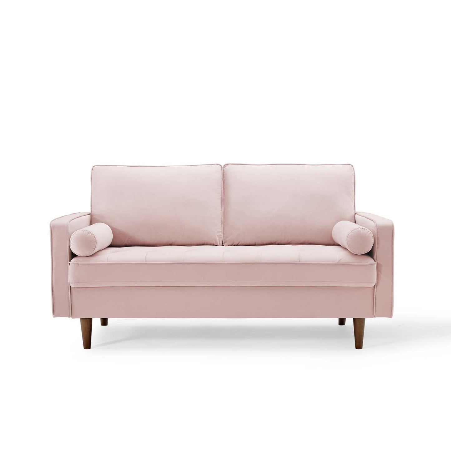 Modway Outlet Valour Performance Velvet Loveseat by Modway  Living Room Furniture Pink - EEI-4004-PNK