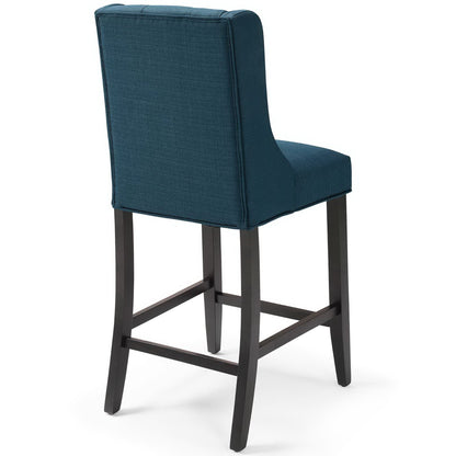 Modway - Baronet Upholstered Fabric Counter Bar Stool Set of 2 by Modway  Outdoor Furniture Bar and Dining Blue - EEI-4020-AZU