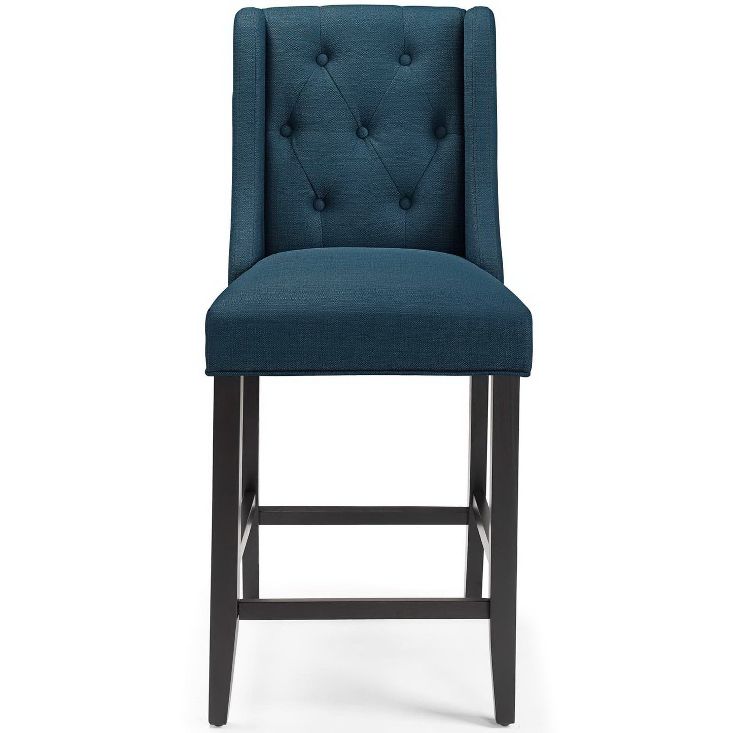Modway - Baronet Upholstered Fabric Counter Bar Stool Set of 2 by Modway  Outdoor Furniture Bar and Dining Blue - EEI-4020-AZU