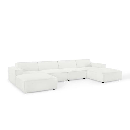 Modway - Restore 6-Piece Sectional Sofa by Modway  Living Room Sofas and Armchairs White - EEI-4116-WHI
