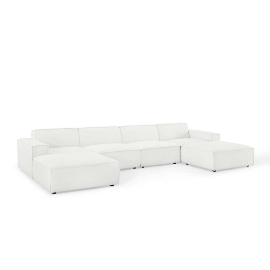 Modway - Restore 6-Piece Sectional Sofa by Modway  Living Room Sofas and Armchairs White - EEI-4116-WHI