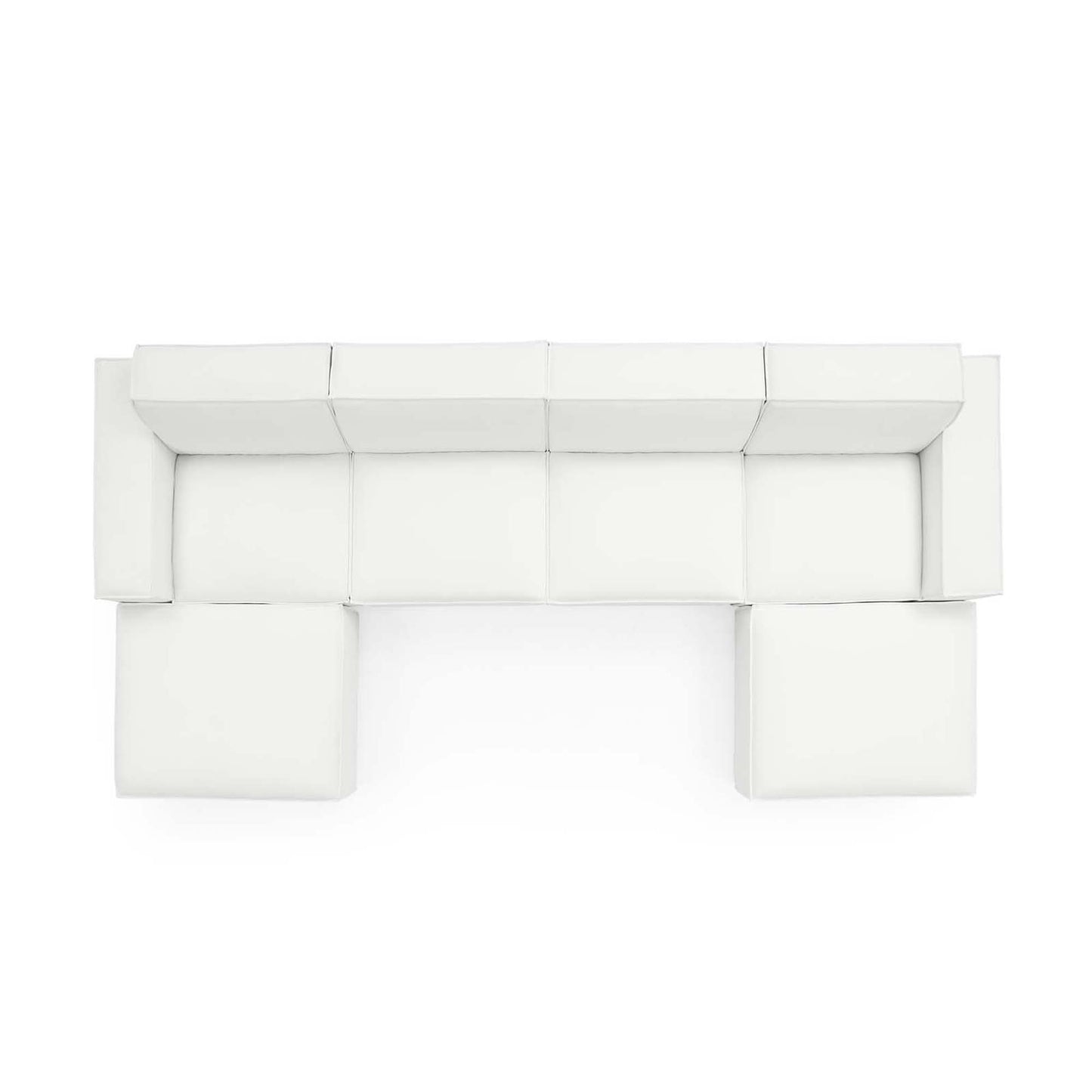 Modway - Restore 6-Piece Sectional Sofa by Modway  Living Room Sofas and Armchairs White - EEI-4116-WHI